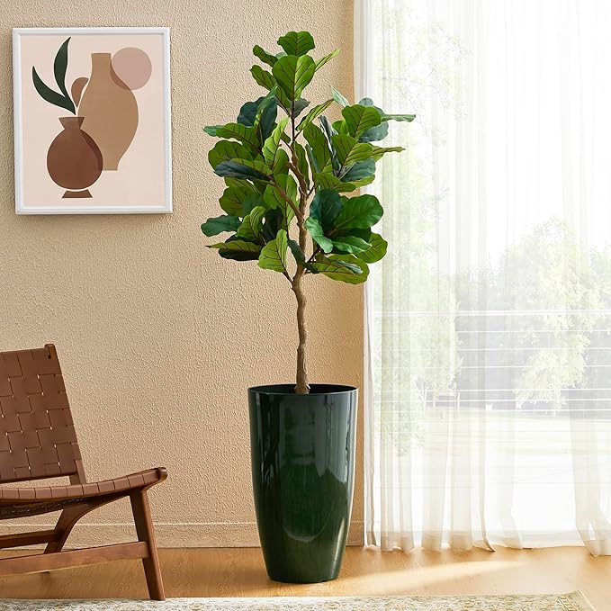 Glitzhome 23.5" H Large Tall Planter - Image 4