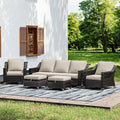 Joyside Wicker Patio Furniture Sets, 5 Pieces Upgraded Large Size Outdoor by Joyside