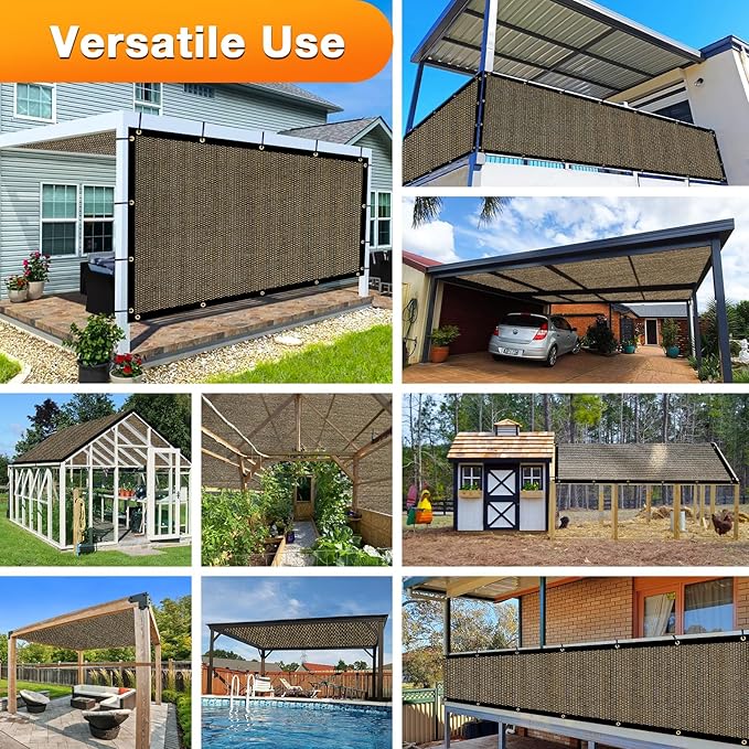 Artpuch Outdoor Pergola Shade Cover 5x21 FT Sun Shade Cloth - Image 6