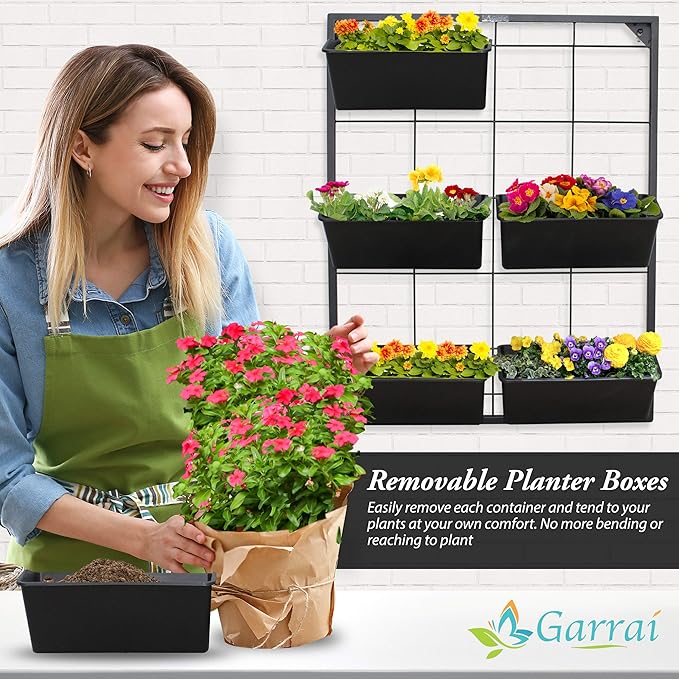 Vertical Garden Wall Planter. Ideal Indoor or Outdoor Container Gardening. - Image 4