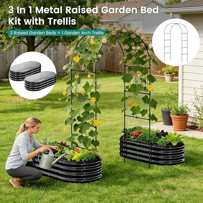 DoCred 3 in 1 Raised Garden Bed - Image 3