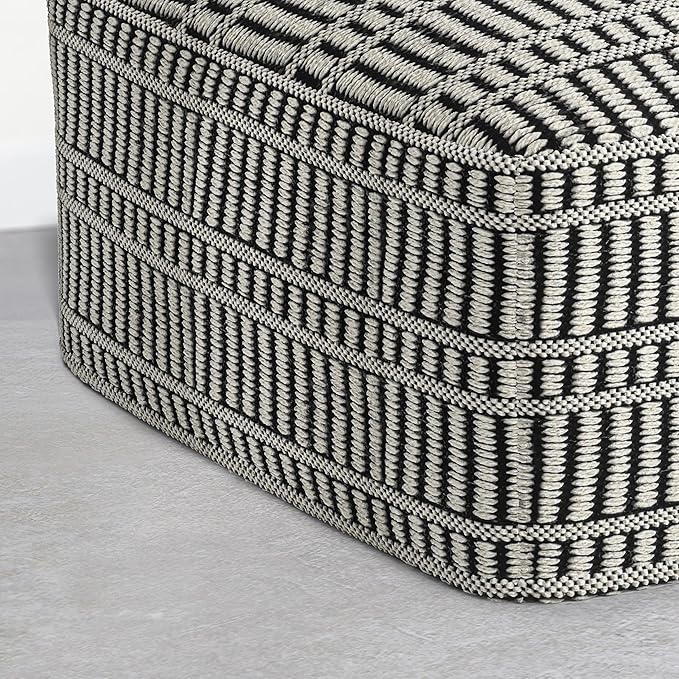 SIMPLIHOME Safford Square Pouf - Image 7