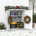 EHHLY Heavy Duty Small Storage Cabinet Outdoor Weatherproof, 14 Cuft Garage by EHHLY