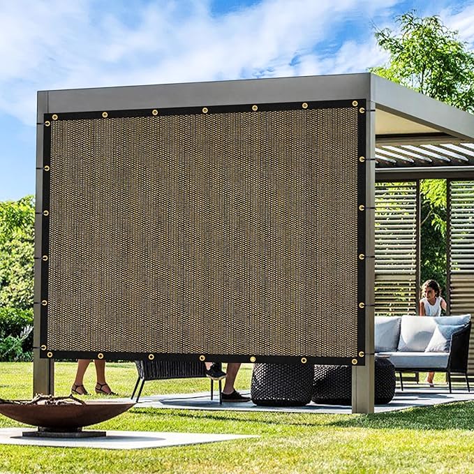Artpuch Outdoor Pergola Shade Cover 13x17 FT Sun Shade Cloth by Artpuch