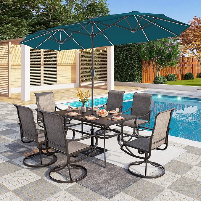 PHI VILLA 13ft Patio Umbrella - Image 7