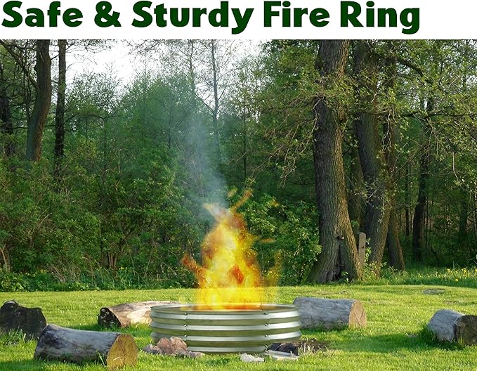 Round Galvanized Raised Garden Bed // 4×4×1 ft Galvanized Raised Garden Beds - Image 5