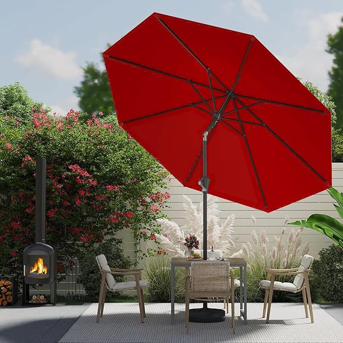 AreShark 9 FT Patio Umbrella for Outdoor, Outdoor Umbrella - Image 5