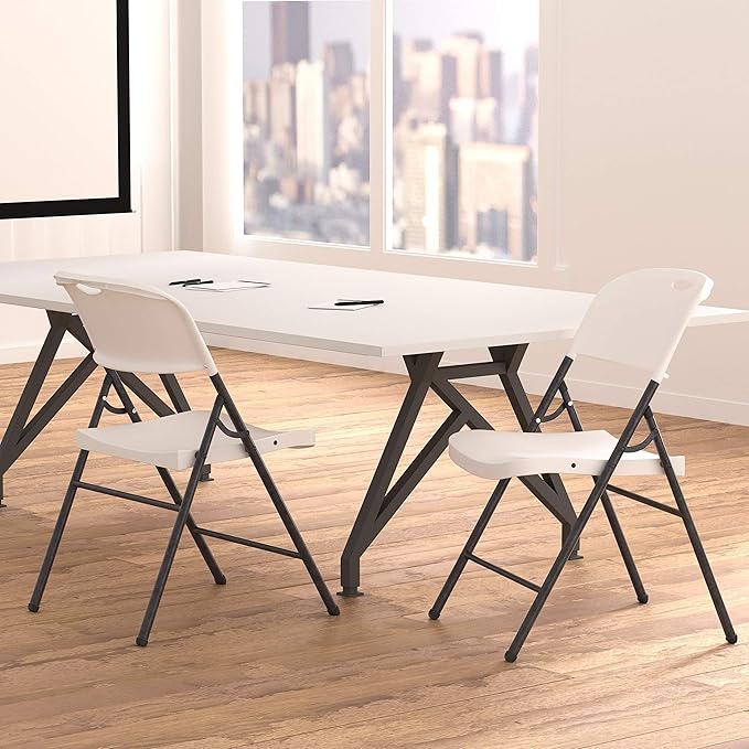 Amazon Basics Portable Folding Plastic Chair - Image 6