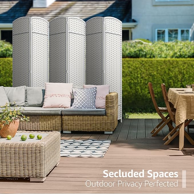 Sorbus 6 Panel Room Divider 6 ft. Tall - Image 4