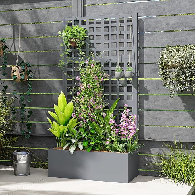 Outsunny Galvanized Raised Garden Bed - Image 8