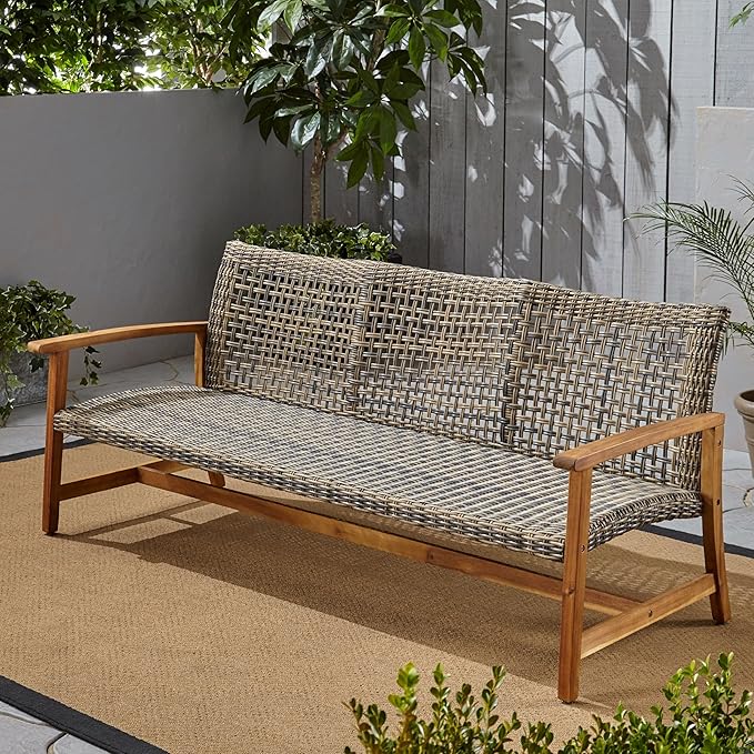 Christopher Knight Home Marcia Outdoor Wood Sofa, 75.50 x 31.00 x 31.50 by ChristopherKnightHome