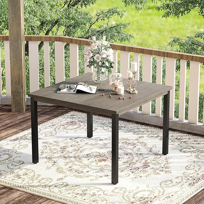 VICLLAX Outdoor Dining Set for 4, 5 Pieces Patio Dining Furniture Set - Image 5