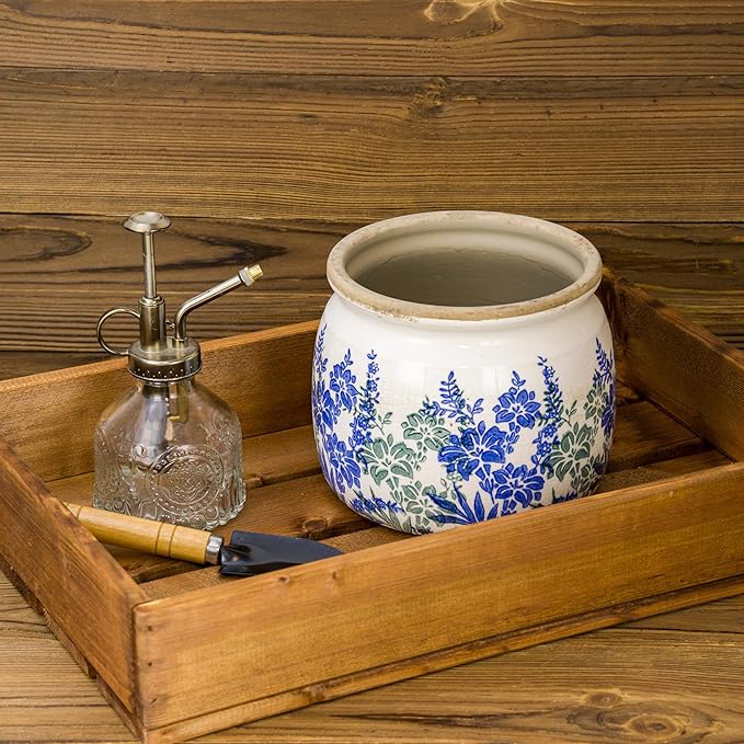 Flower Pot, Vintage Ceramic Pot - Image 4