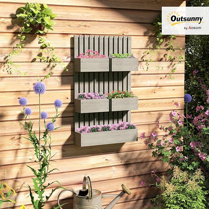 Outsunny 5 Box Raised Garden Bed - Image 2