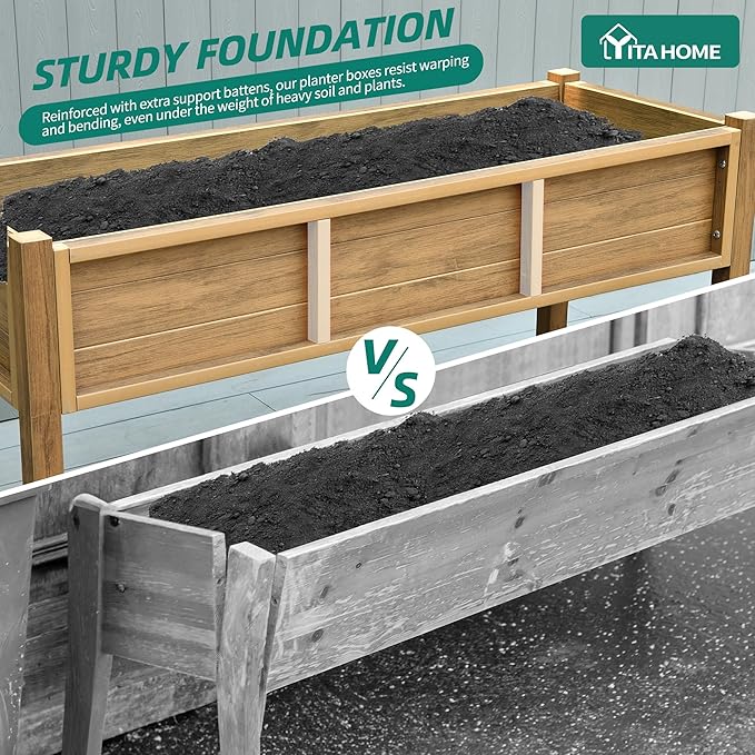 YITAHOME Raised Garden Bed Outdoor HDPE - Image 7