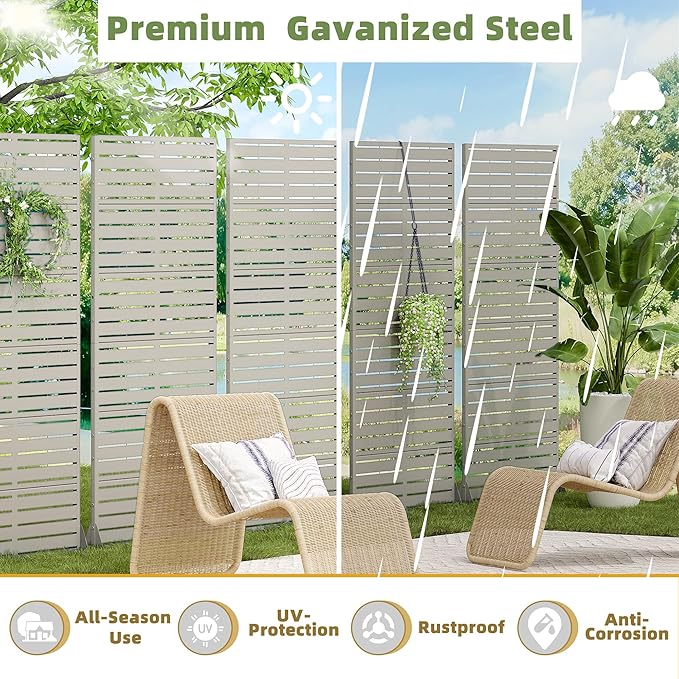 Casaphoria Metal Privacy Screen Outdoor - Image 4
