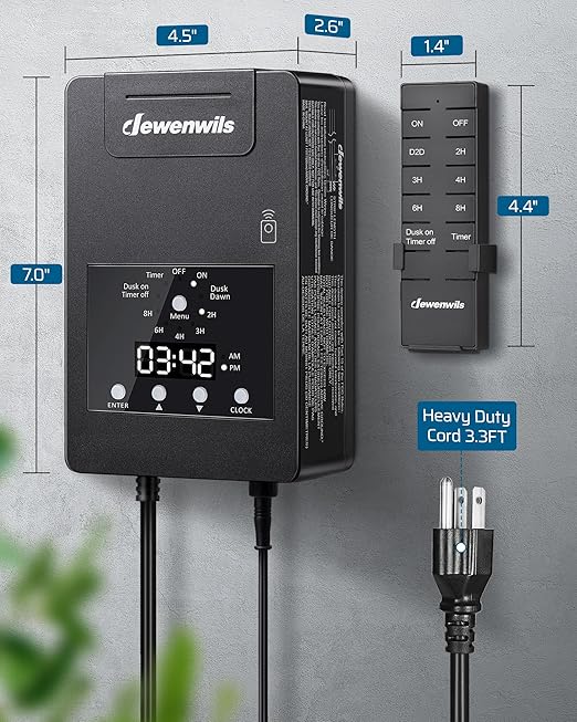 DEWENWILS 120W Low Voltage Landscape Transformer - Image 7
