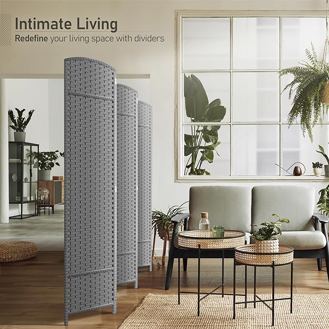 Sorbus 6 Panel Room Divider 6 ft. Tall - Image 2
