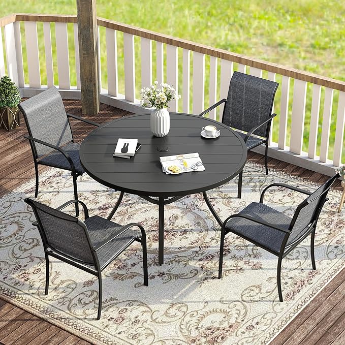 VICLLAX 5 Pieces Patio Dining Set by HOME