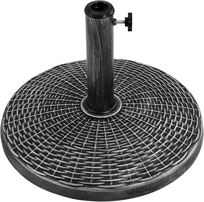 Yaheetech 22 lbs Outdoor Umbrella Base, Heavy Duty Market Umbrella Base Stand by Yaheetech