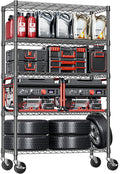 IZEUK 5-Tier Adjustable Heavy Duty Steel Wire Shelving Unit by IZEUK