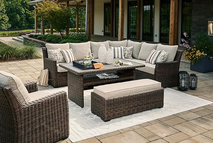 Signature Design by Ashley Brook Ranch Casual Outdoor Multi-use Table - Image 16
