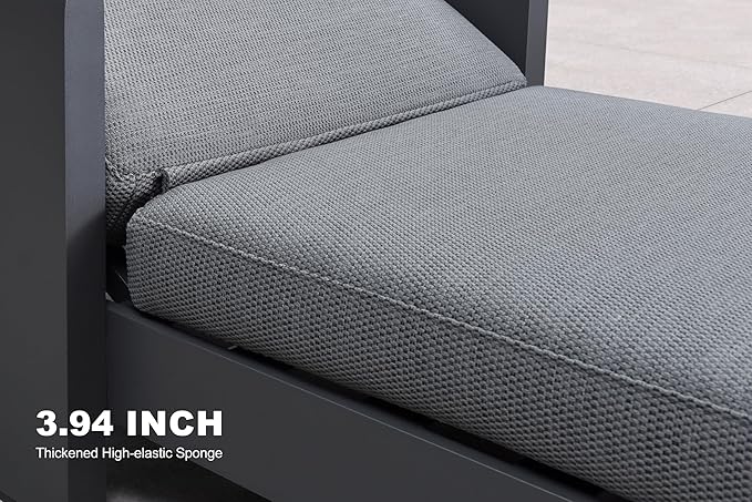 PURPLE LEAF Outdoor Daybed Sun Chaise Lounge Chairs - Image 3