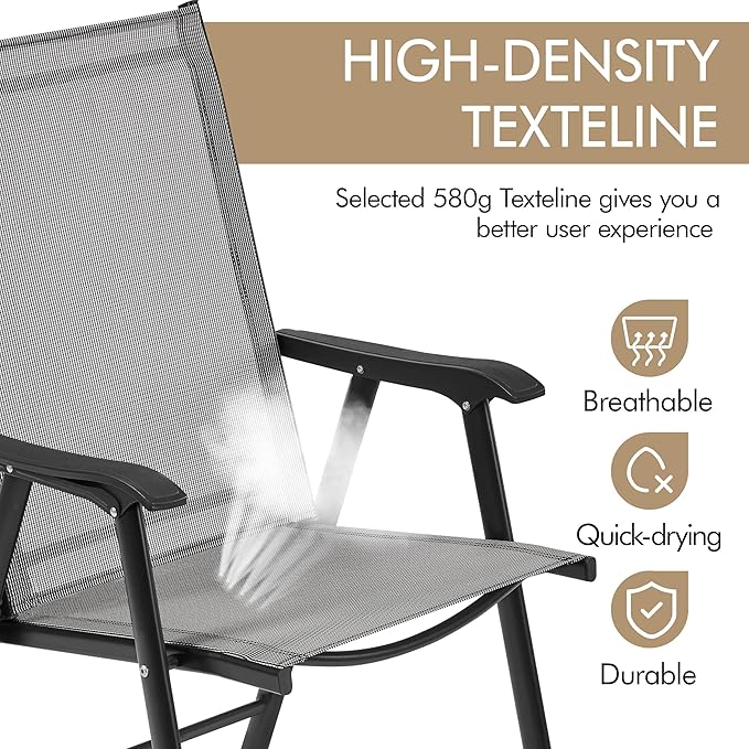 Yaheetech Patio Dining Chairs Set of 4 - Image 7
