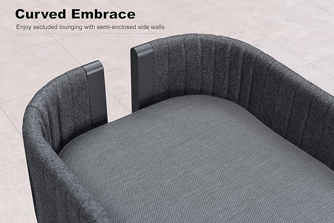 PURPLE LEAF Outdoor Daybed Sun Chaise Lounge Chairs - Image 4