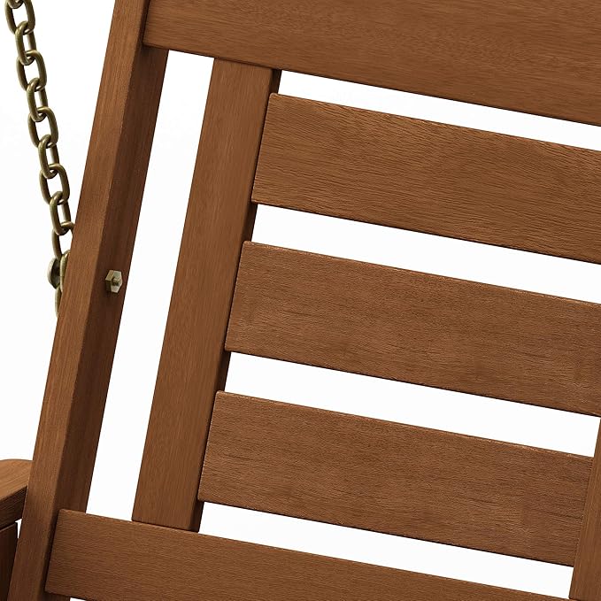 Furinno Tioman Hardwood Patio / Garden / Outdoor 2ft Porch Swing, 1 Seater - Image 6
