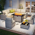 9 Piece Outdoor Patio Furniture Set by Olimix