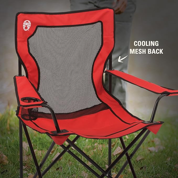 Coleman Broadband Mesh Quad Camping Chair - Image 5