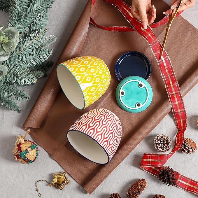 Selamica Ceramic Plant Pots, 5.6 Inch Flower Pots - Image 4