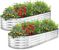 Utopia Home Galvanized Raised Garden Bed, 6 by 2 feet Lightweight Planter Boxes by UTOPIAHOME