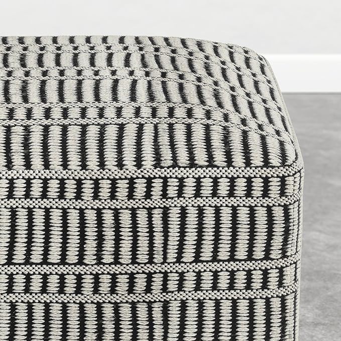 SIMPLIHOME Safford Square Pouf - Image 6