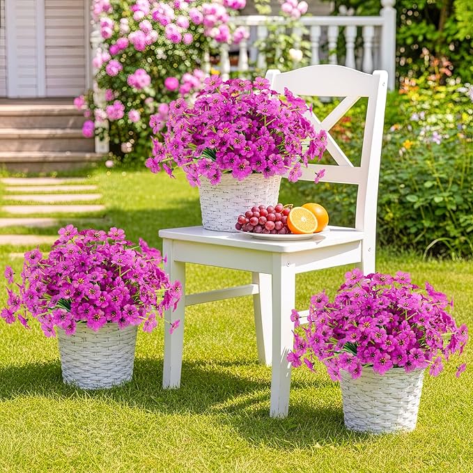 MACTING 12 Bundles Artificial Flowers - Image 2