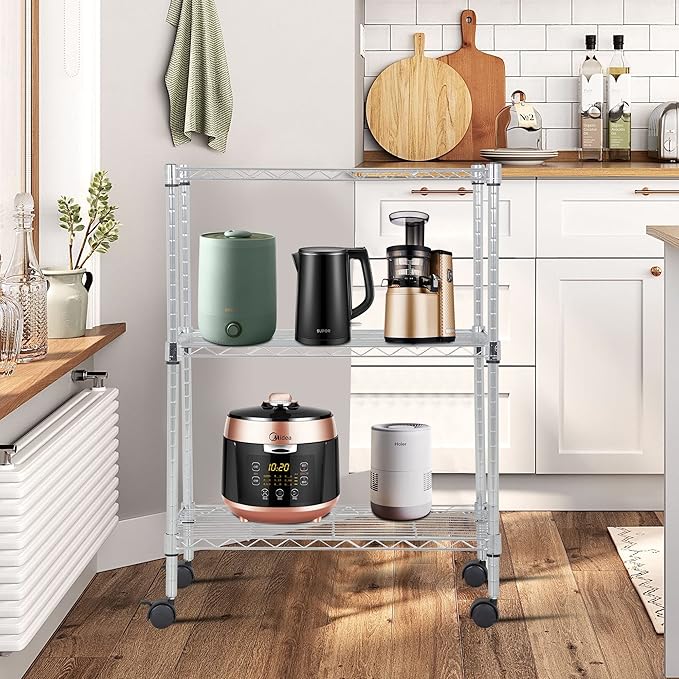 BestOffice | 3-Tier Wire Storage Shelves - Image 2