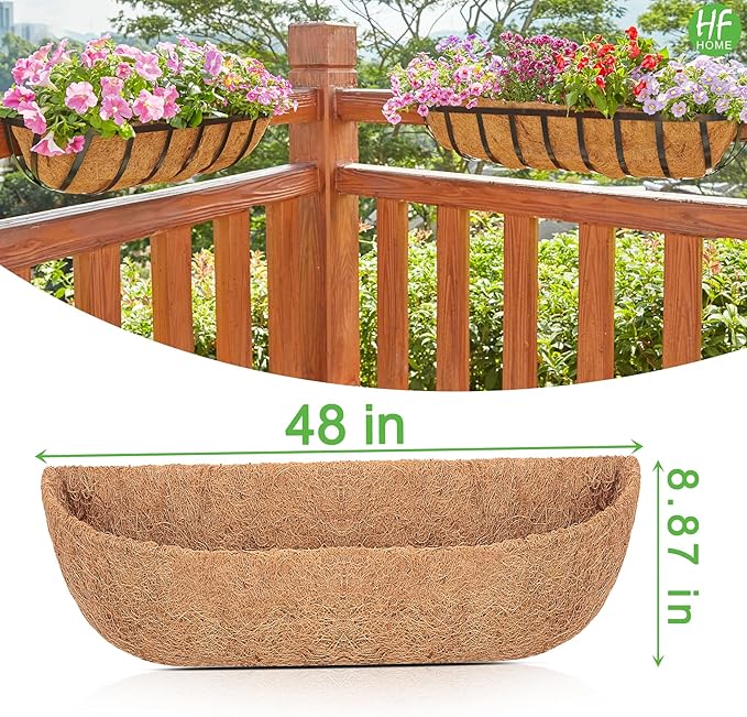 HFHOME 2PCS 48 Inch Coco Liners - Image 2
