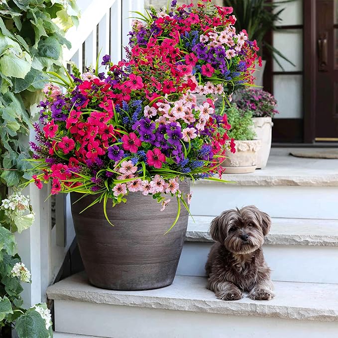 Artificial Flowers for Outdoors Fake Plants - Image 5