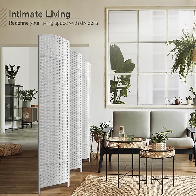 Sorbus 6 Panel Room Divider 6 ft. Tall - Image 2