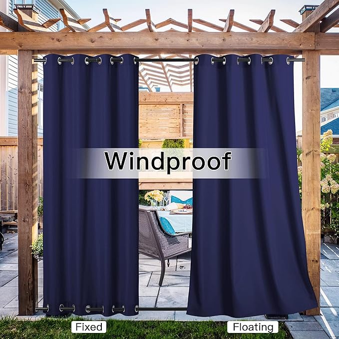 NICETOWN Canvas Outdoor Curtains - Image 4