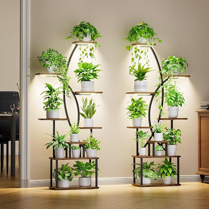Plant Stand Indoor with Grow Lights - Image 2