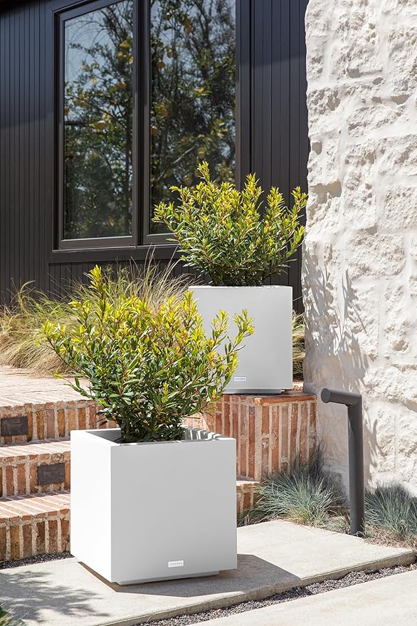Veradek Block Series Cube Plastic Planter - Image 8