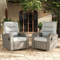 LayinSun Oversized Wicker Outdoor Swivel Glider Recliner by LayinSun