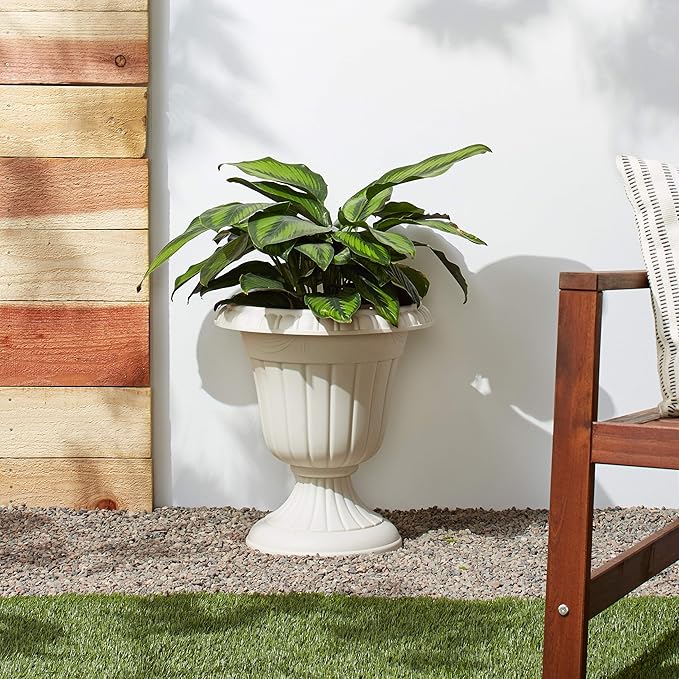 Arcadia Garden Products PL00BG Classic Traditional Plastic Urn Planter - Image 10