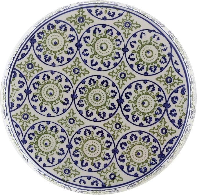 JONATHAN Y TBL1025A Lula 17.25" Suzani Ceramic Indoor/Outdoor Garden Stool - Image 9
