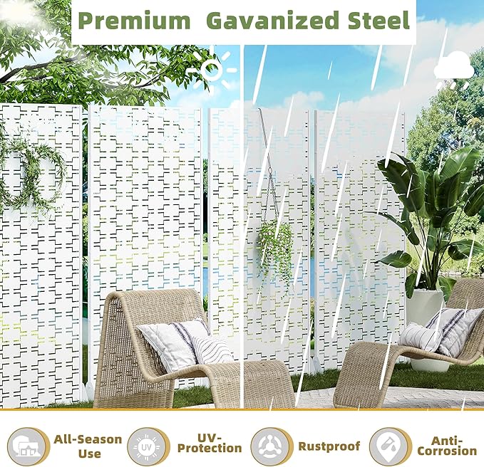 Casaphoria Metal Privacy Screen Outdoor - Image 4