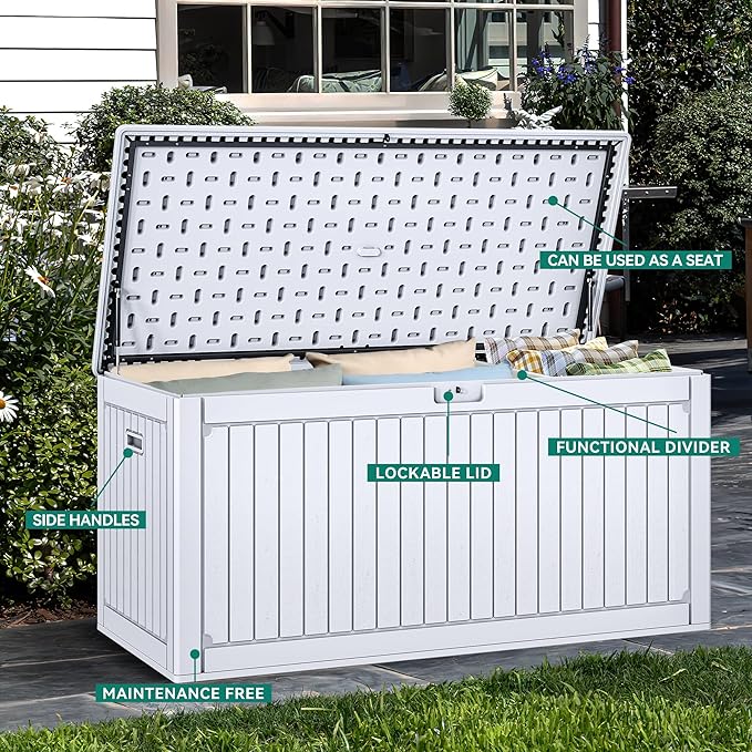 YITAHOME 260 Gallon Large Deck Box - Image 3