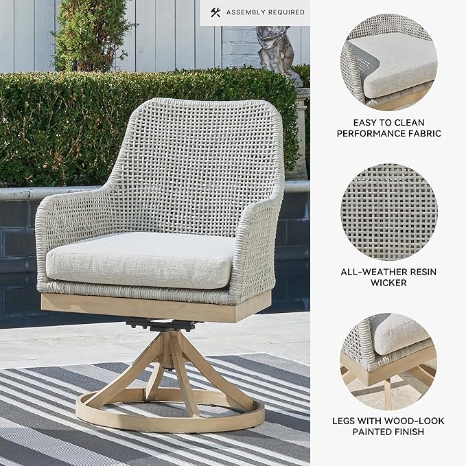 Signature Design by Ashley Seton Creek Cottage Nuvella Weather Resistant Fabric - Image 4