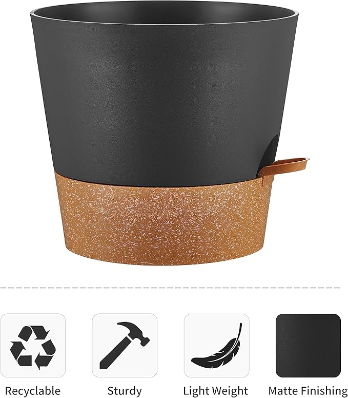 FaithLand 2-Pack 10 Inch Planter Pots - Image 4